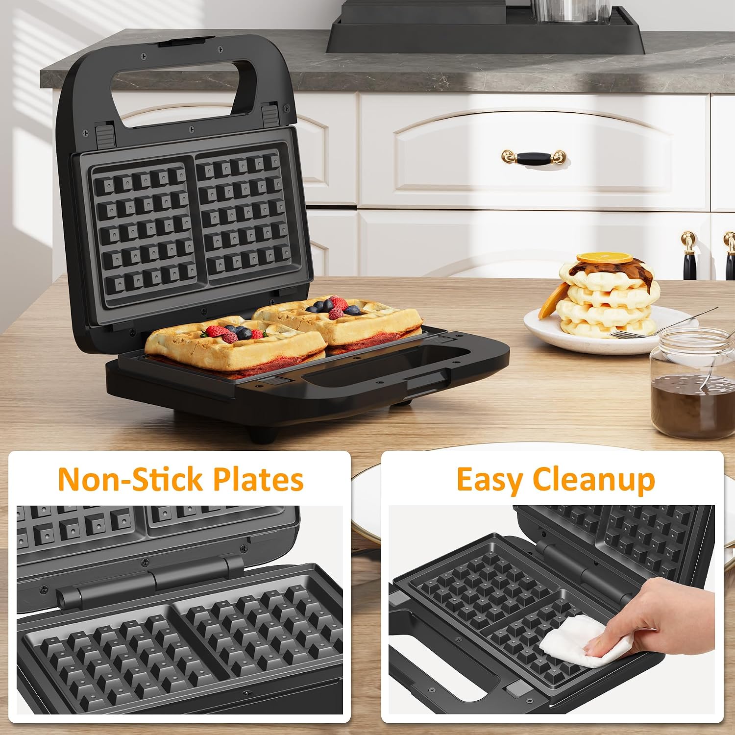 Thumbnail 2 de Electric Sandwich Maker, 750W