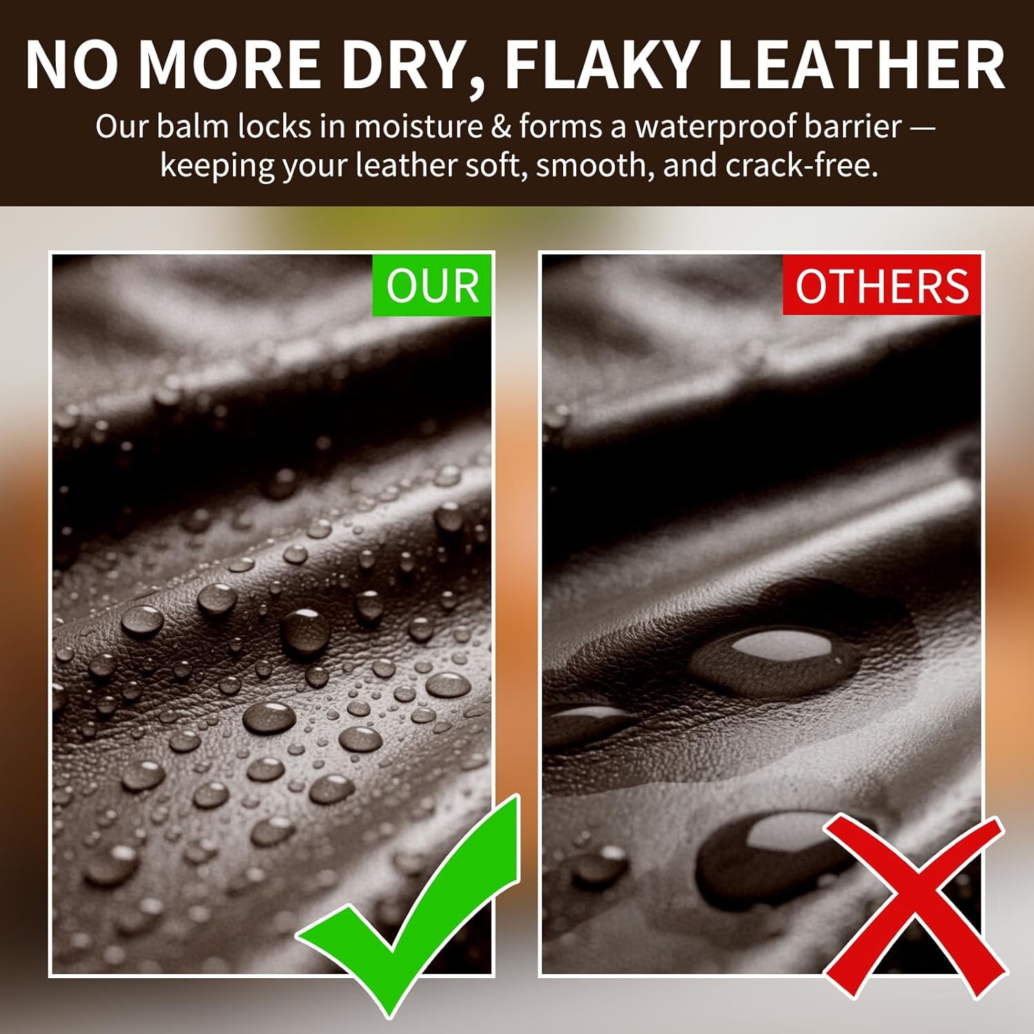 Thumbnail 3 de SHABEIBEI Leather Recoloring Balm and Scratch Repair Kit (Dark Brown) for Couches, Furniture & Car Seats