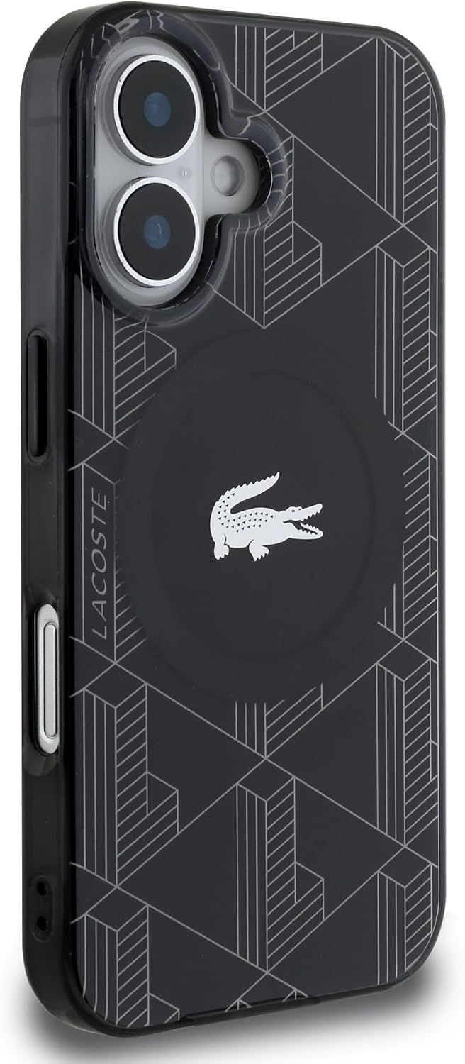Detalle de CG Mobile LCHMP16SUBSK LACOSTE iPhone 16用ケース IML・MagSafe対応 ブラック