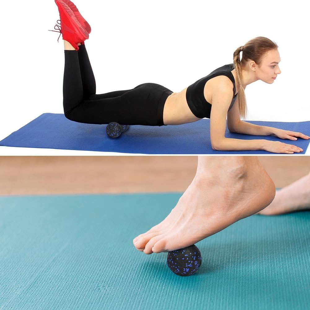 Thumbnail 6 de LOPHE Sfere Massaggianti Muscolari – Set di palline fasciali (2 pezzi) nero + pois blu