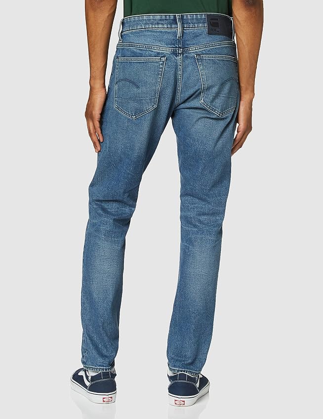 Detalle 2 de G-STAR 3301 Slim Jeans 28W/32L azul Worn In Yukon Blue 😎