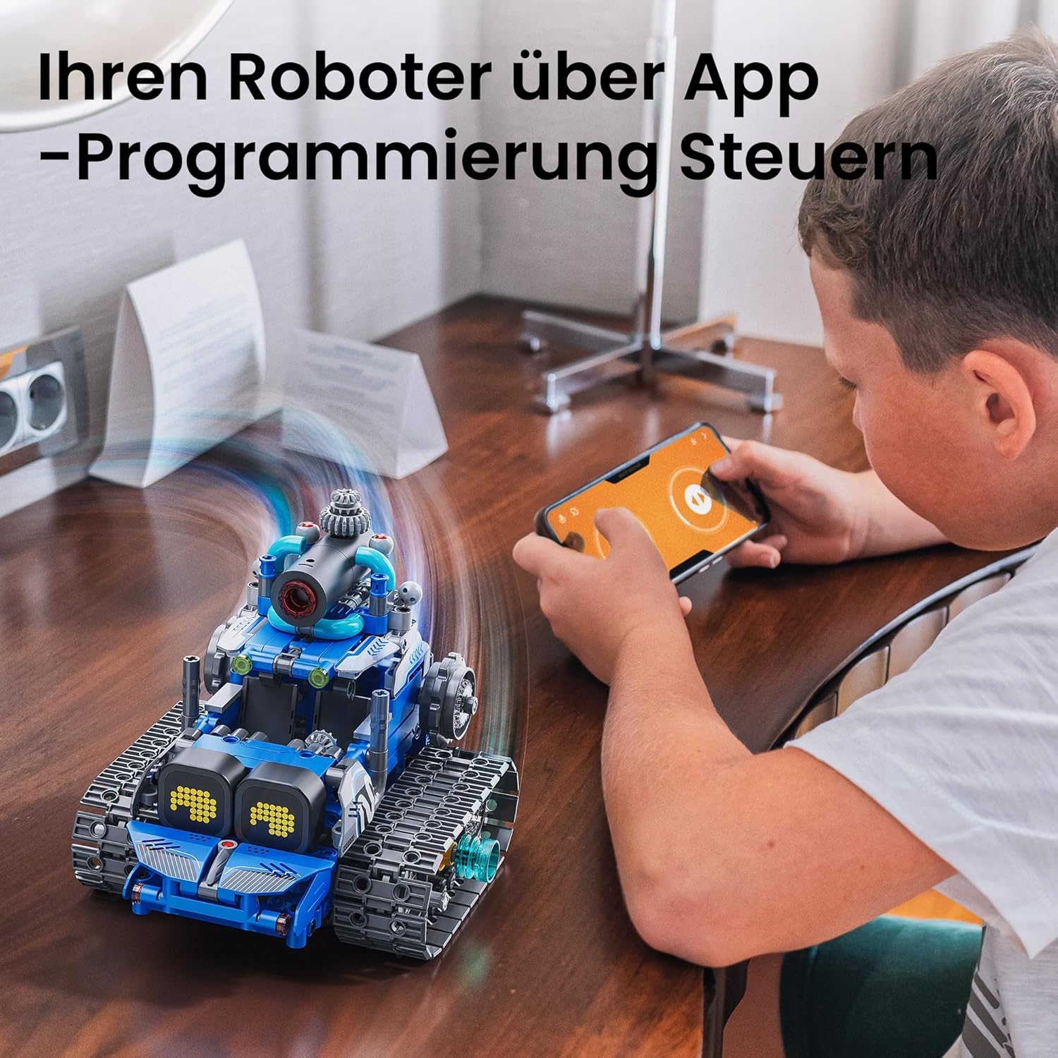 Detalle 2 de Sillbird Roboter Baukasten 5-in-1 mit Fernbedienung – 596 Teile für kreativen Lernspaß ab 8 Jahren