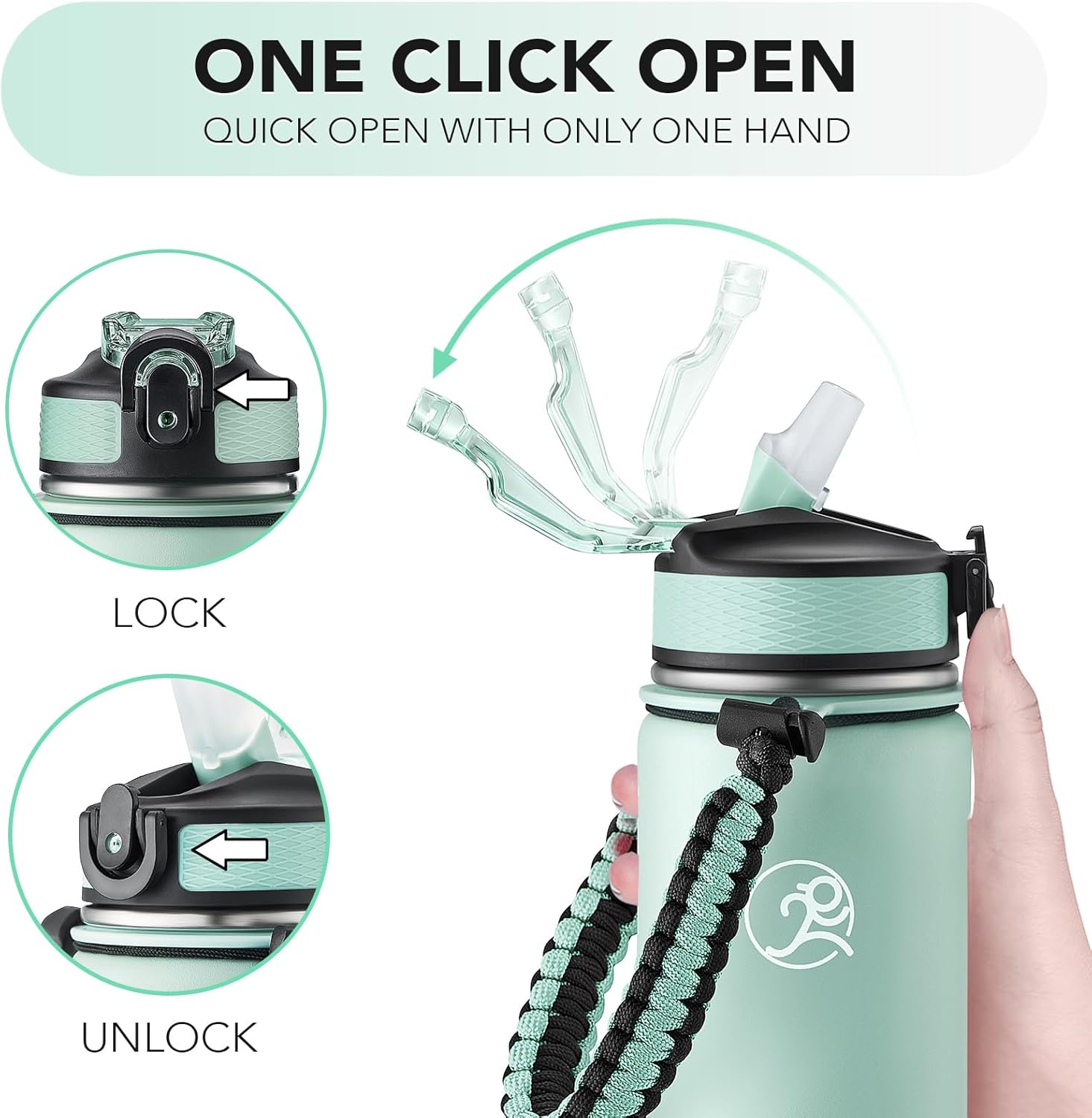 Detalle de Insulated Sports Water Bottle 24oz