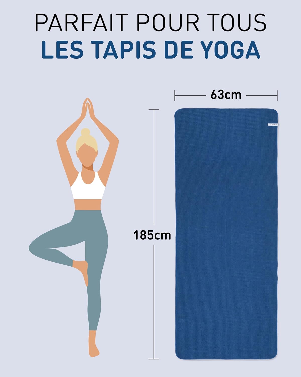 Thumbnail 5 de Fit-Flip Serviette de Yoga antidérapante