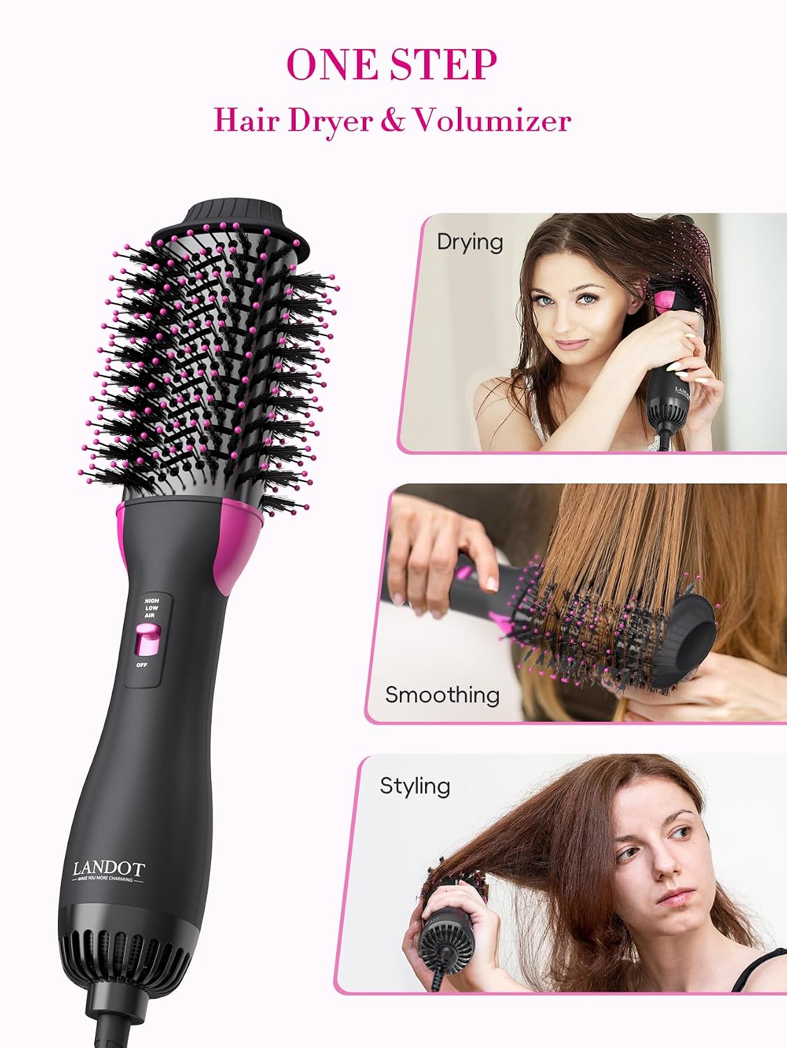 Detalle 2 de Hair Dryer Brush 60mm Oval Volumizer