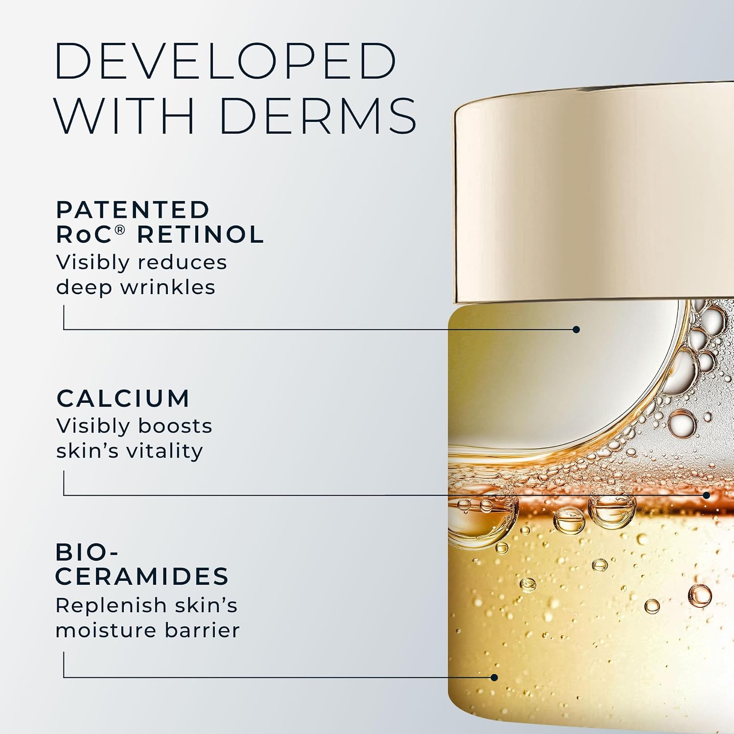 Thumbnail 4 de RoC Deep Wrinkle Rich Cream, Fragrance-Free Daily Firming Moisturizer, 50 mL