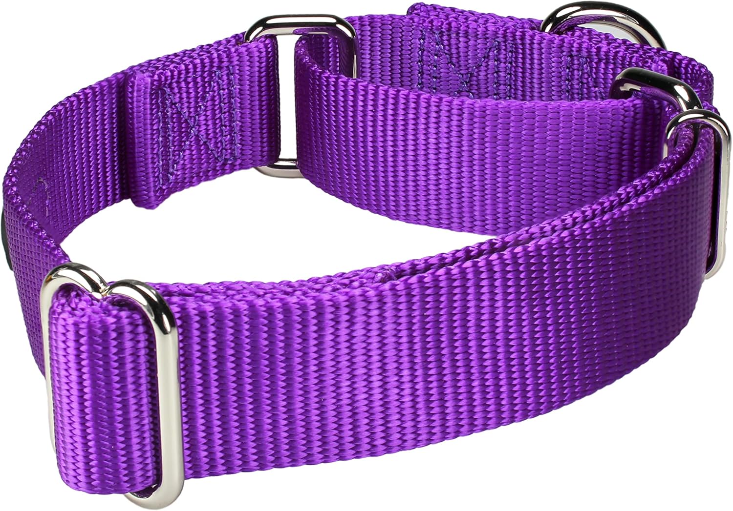Thumbnail 3 de Mikivery Martingale dog collar (nylon adjustable, purple) for medium and large dogs