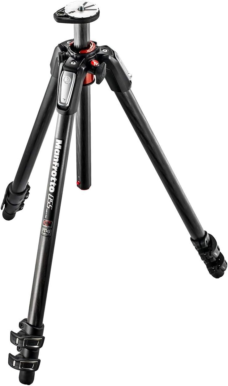 Detalle de Manfrotto 055XPRO 3‑Section Carbon Fiber Tripod 170 cm