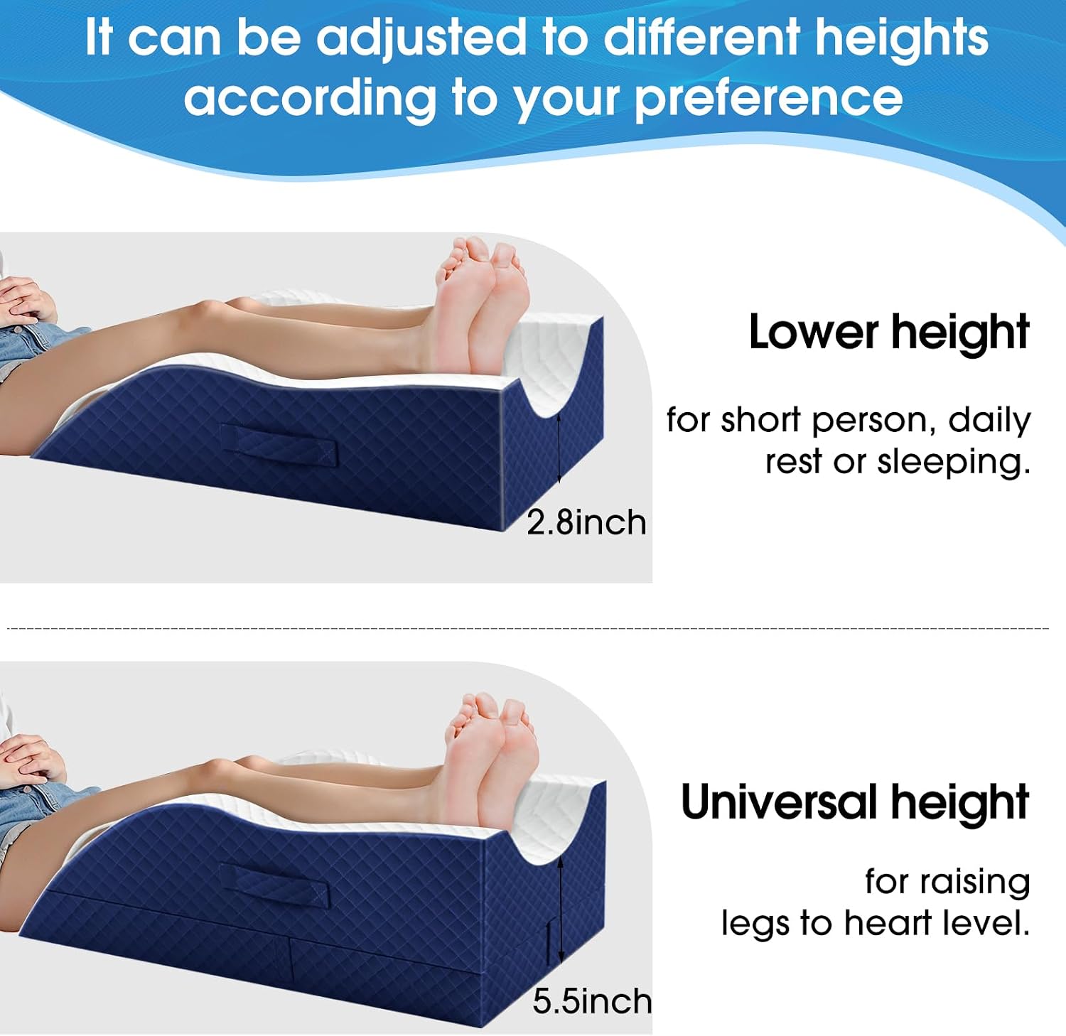 Thumbnail 6 de TranquilRelax Leg Elevation Pillow, Memory Foam