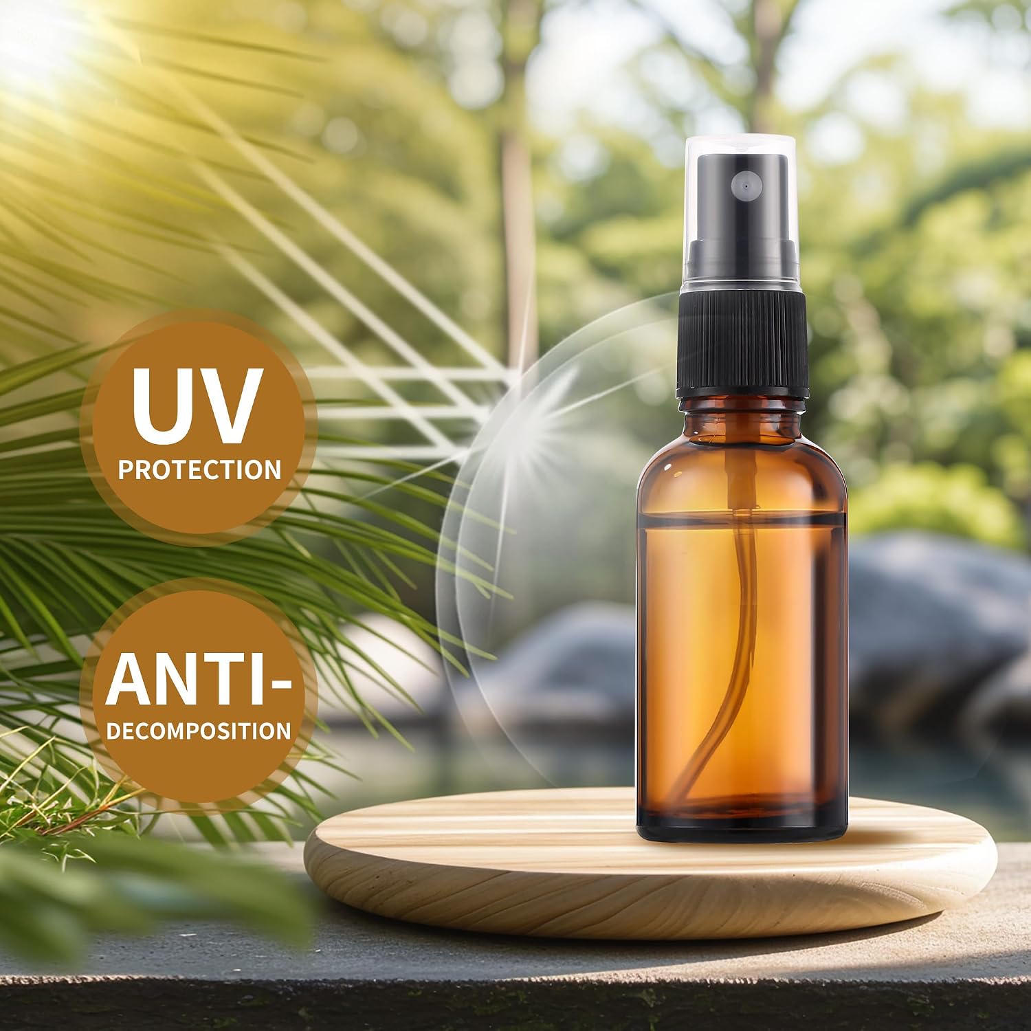 Detalle 2 de Nuangoo Braunglas Sprühflasche 30 ml Set