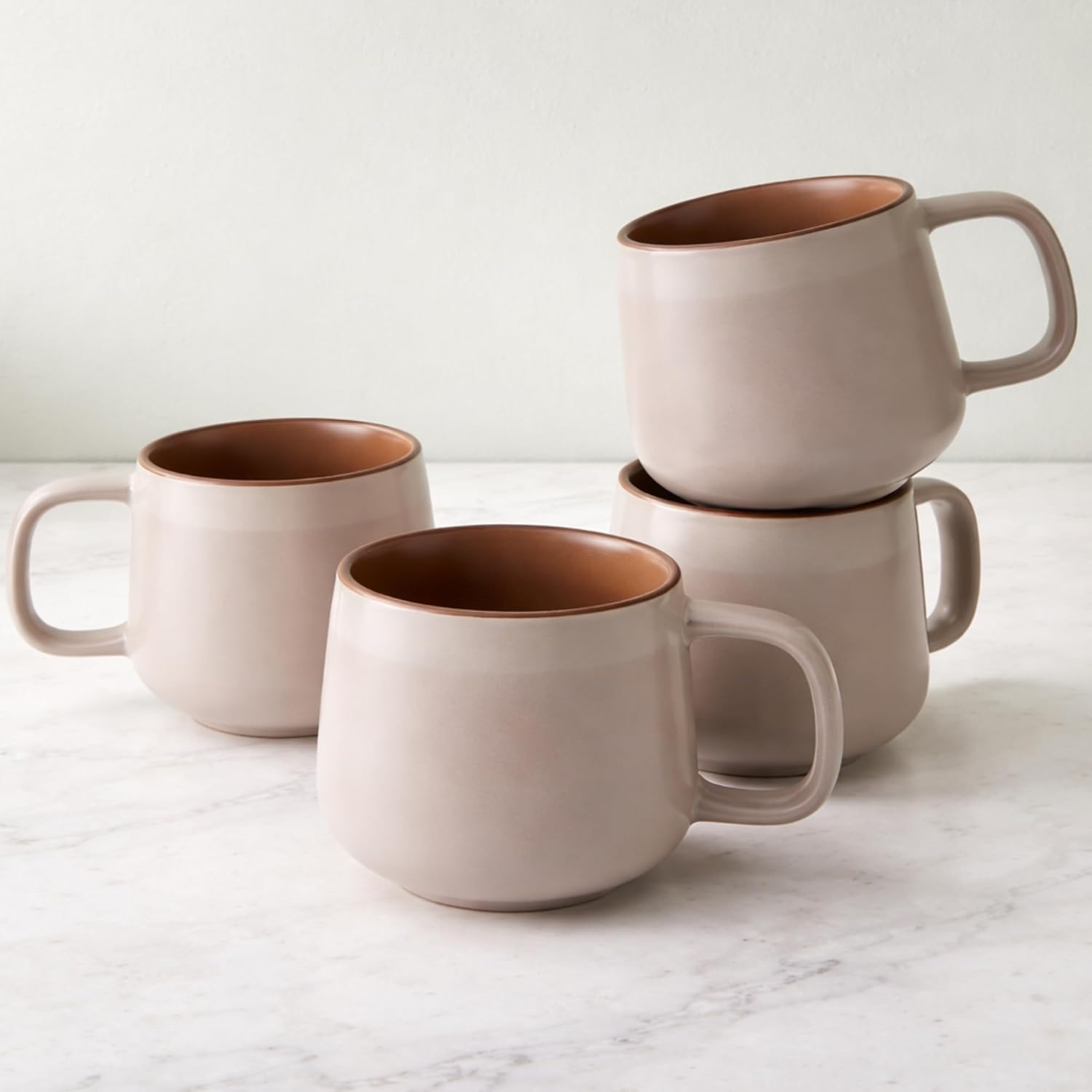 Detalle de Ava Nord Stoneware Coffee Mugs 12 oz