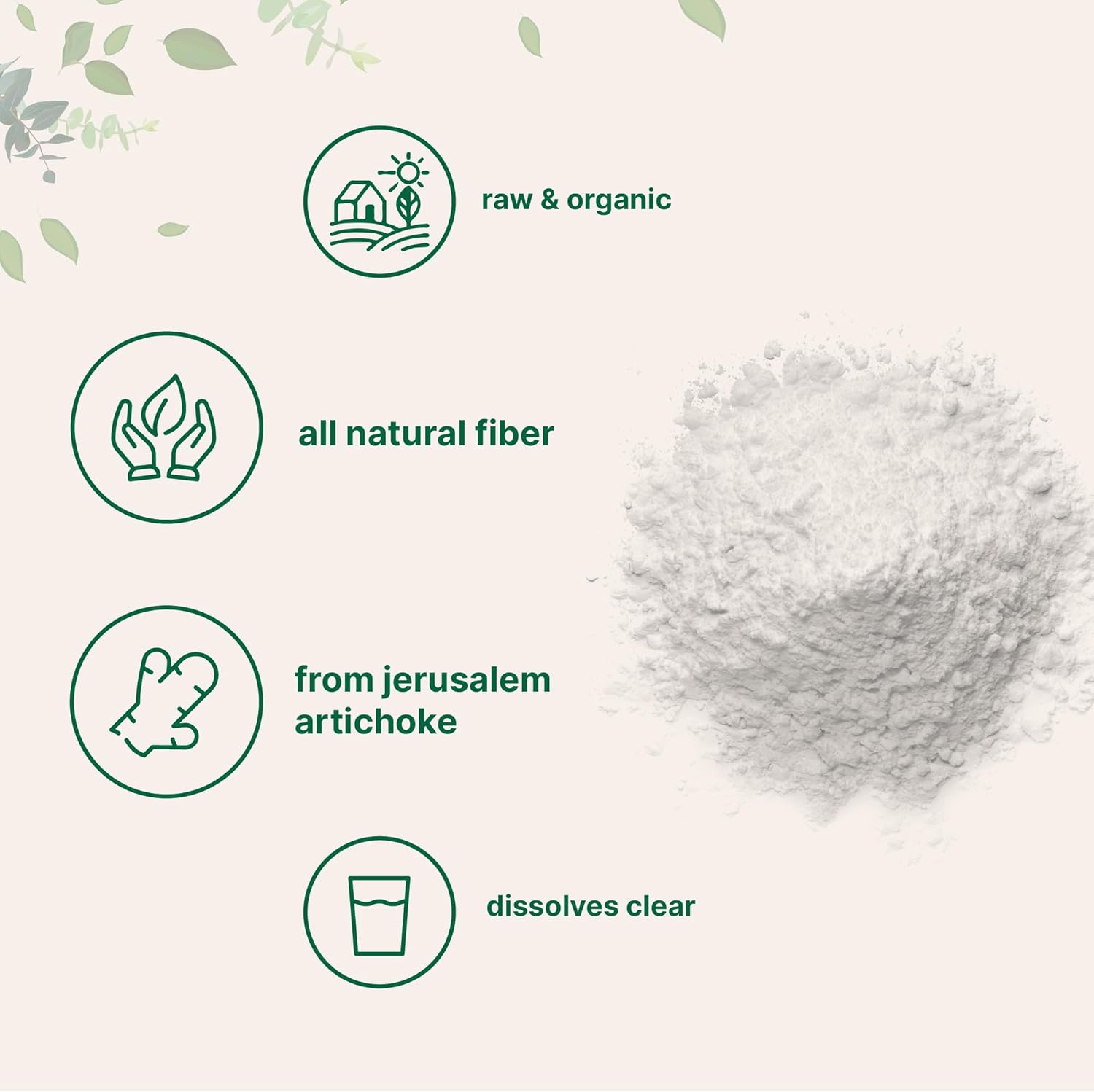Thumbnail 2 de Micro Ingredients INU Organic Inulin FOS Fiber Powder, 2.2 lb, Vegan