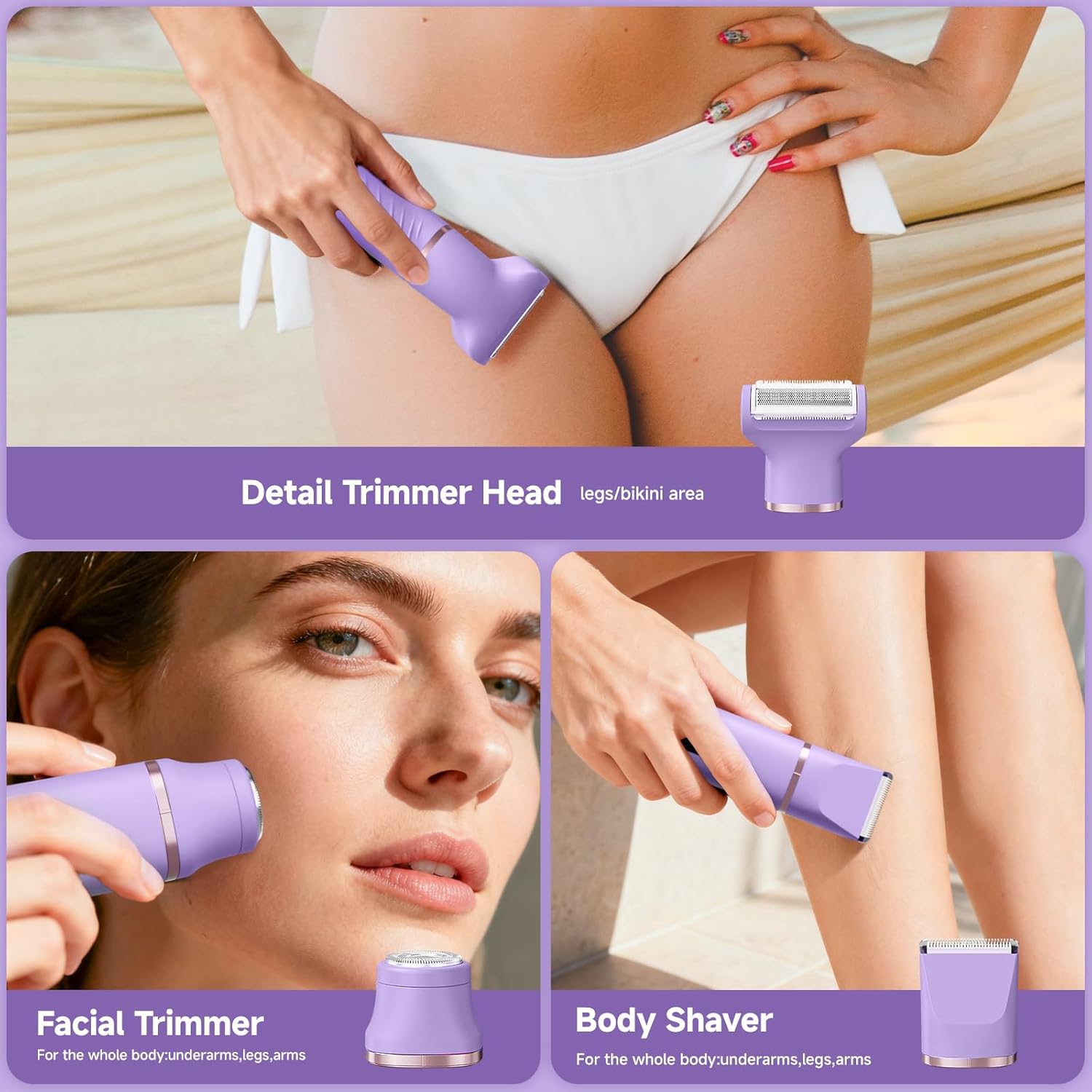 Thumbnail 4 de Tiovara Lady Shavers 3-in-1 90 min