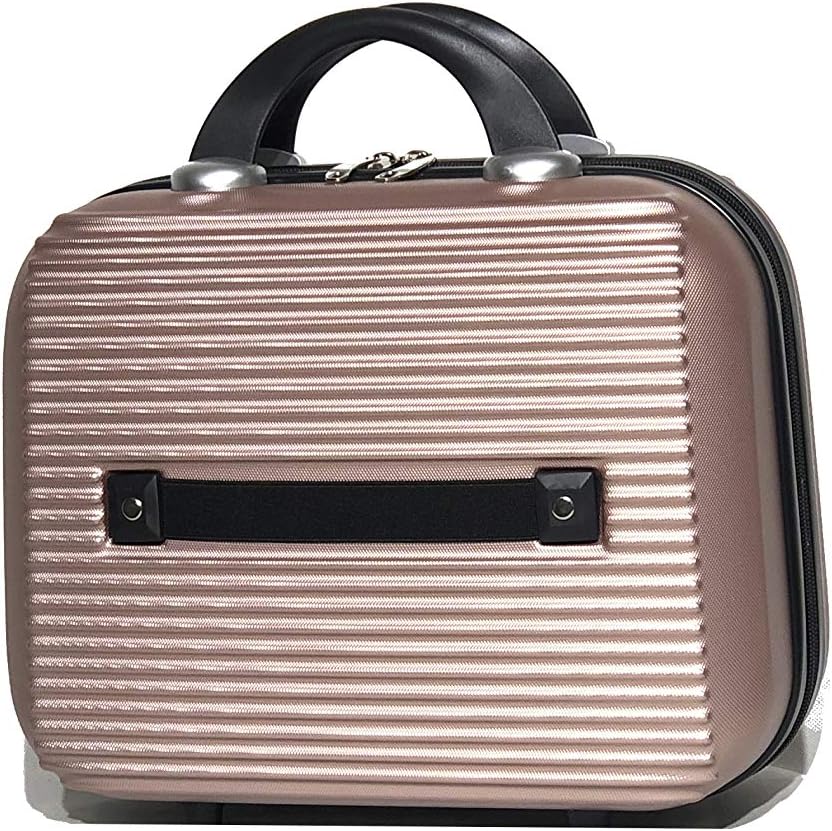 Thumbnail 6 de CELIMS Set Valigie: Valigia Media 20 kg Rigida Oro Rosa + Beauty Case da Viaggio 35 cm | Trolley 65 cm con 4 Ruote