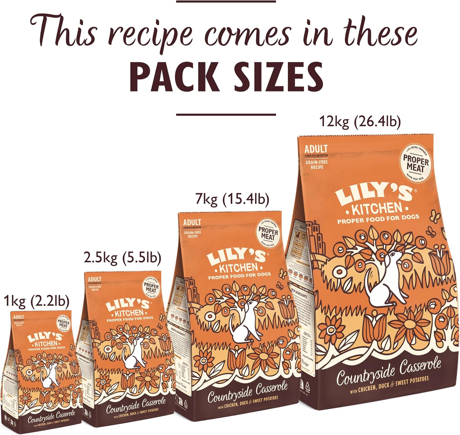 Thumbnail 6 de Lily's Kitchen Made with Natural Ingredients Adult Dry Dog Food – Chicken & Duck Grain-Free, 2.5kg