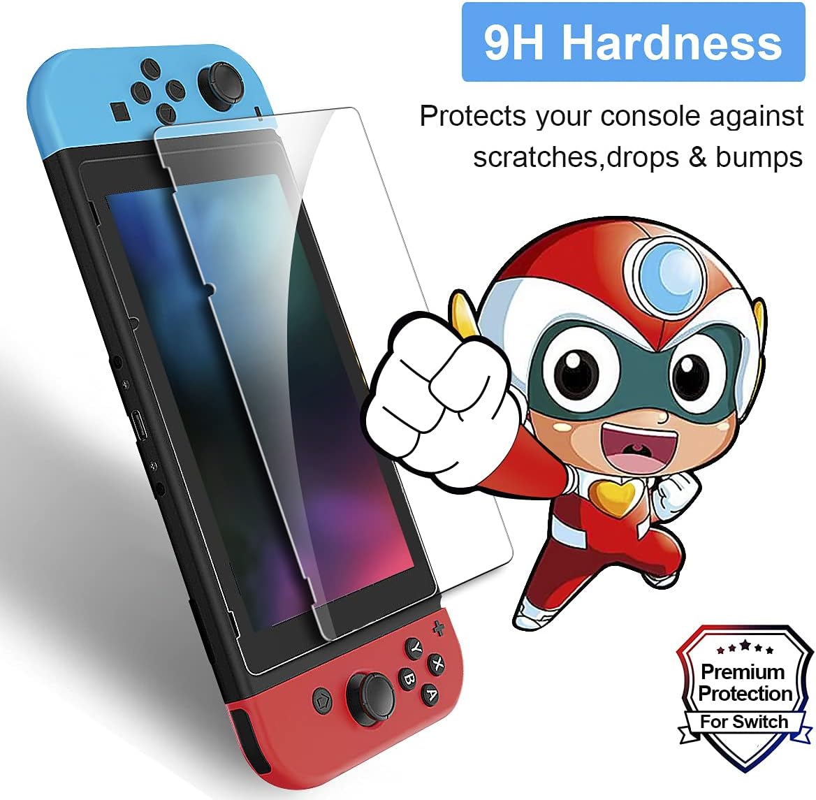 Detalle de ivoler 3-pack Screen Protector for Switch