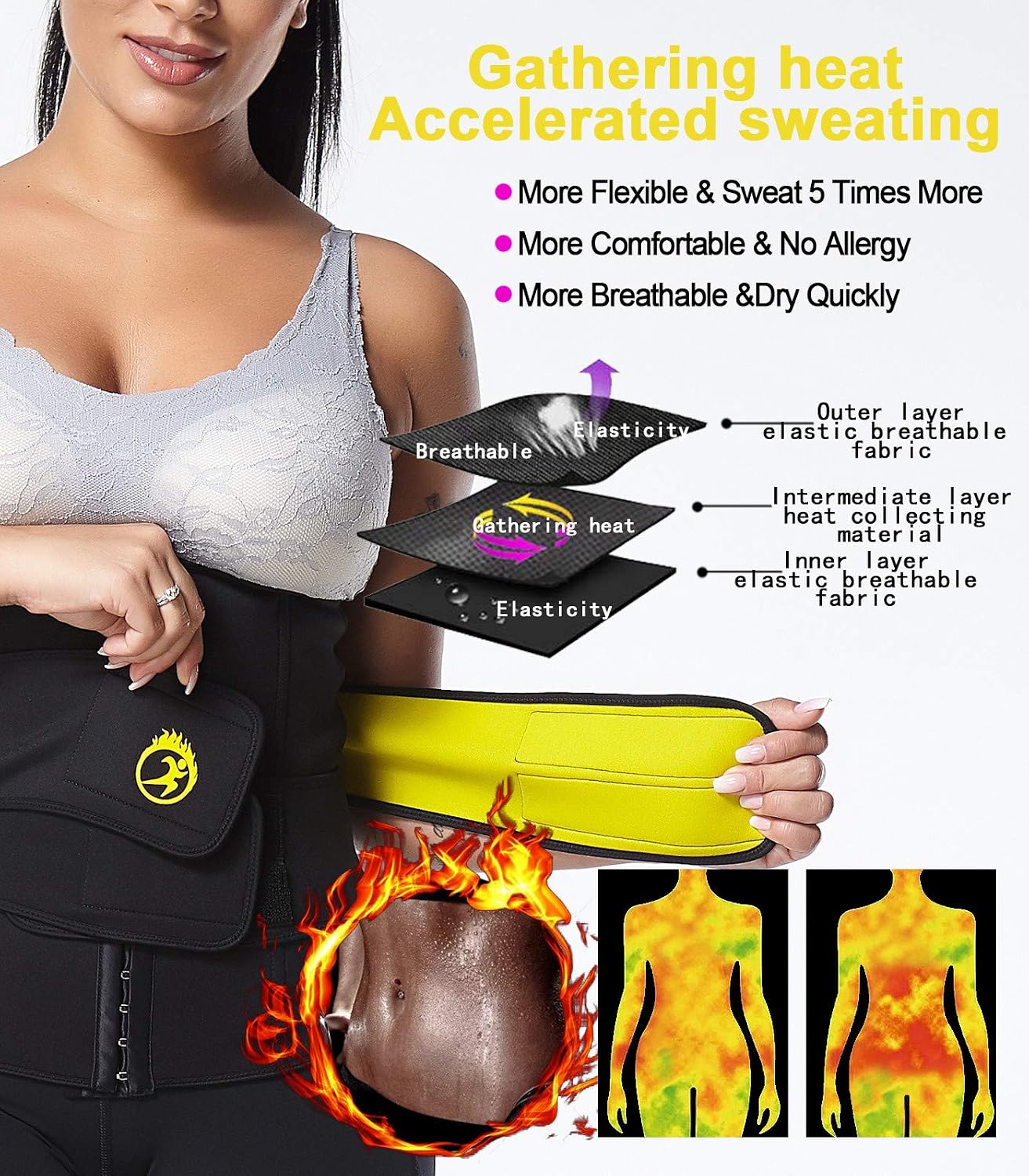 Thumbnail 1 de SexyWG Waist Trainer Trimmer 31cm Belt