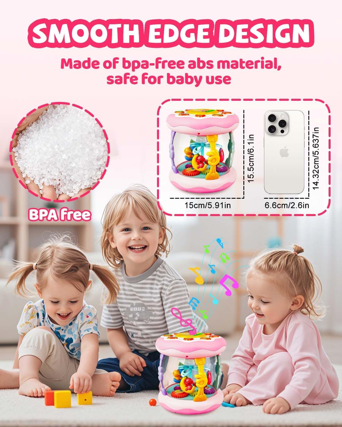 Thumbnail 5 de Baby Musical Toys Light Up Musical Sensory Toy for 6–12 Months