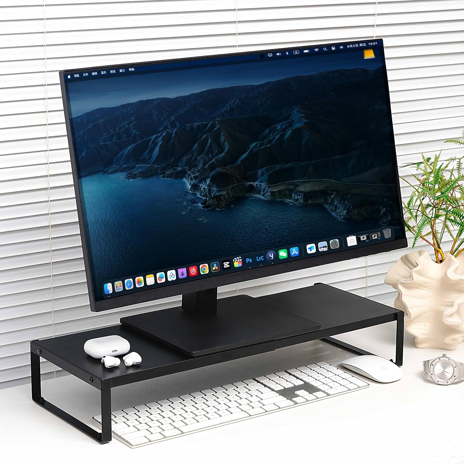 Detalle 2 de Monitor Stand Riser, Metal