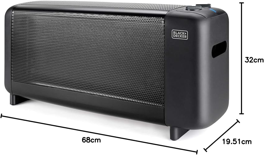 Detalle de Black+Decker BXMRA1500E – Radiador Mica 1500W Portátil