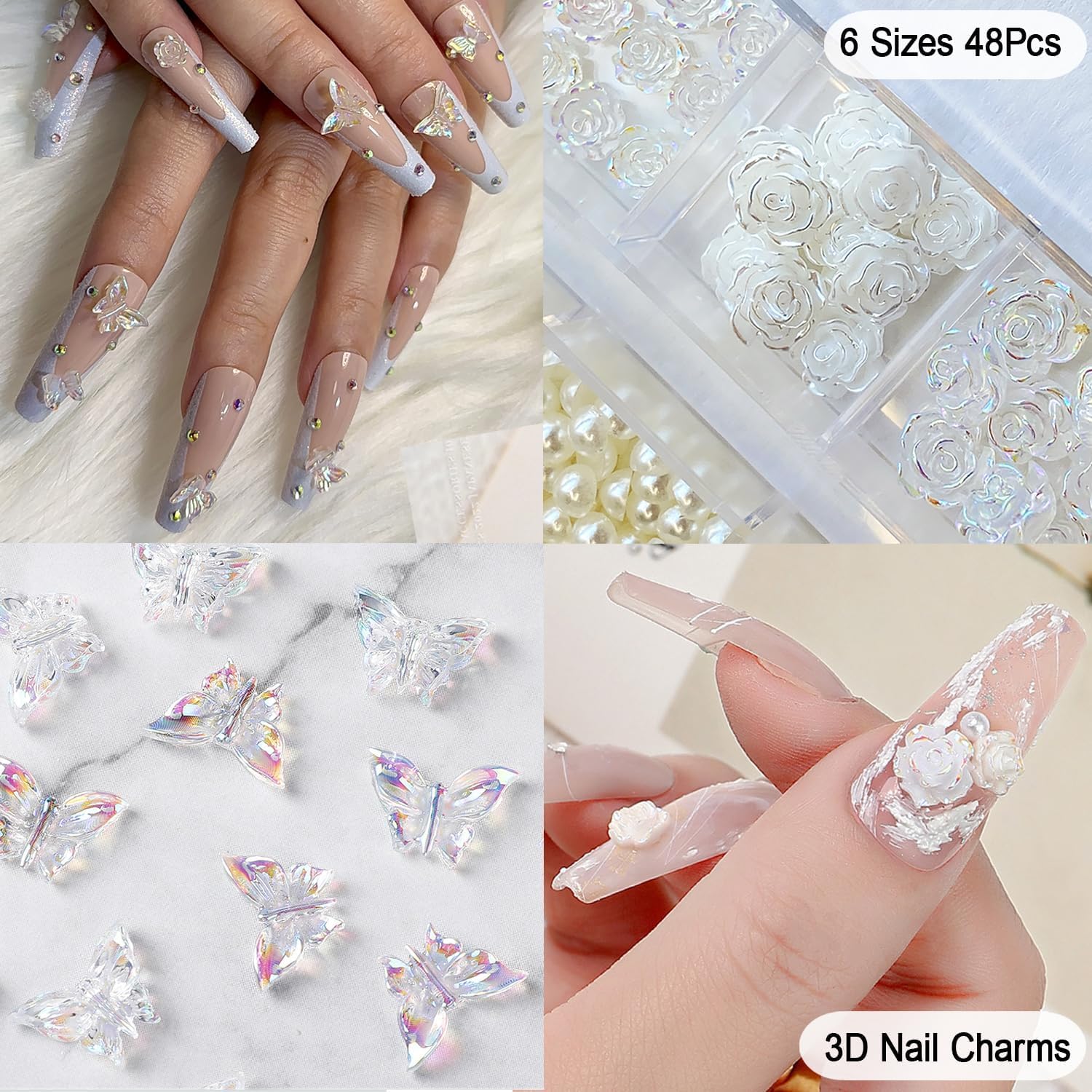 Thumbnail 3 de QYINXIU Nail Rhinestone Kit, 11,000 Pieces