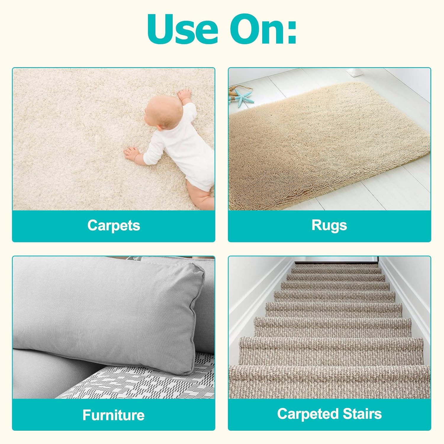 Thumbnail 4 de GOSEDER Carpet Rake for Pet Hair Removal