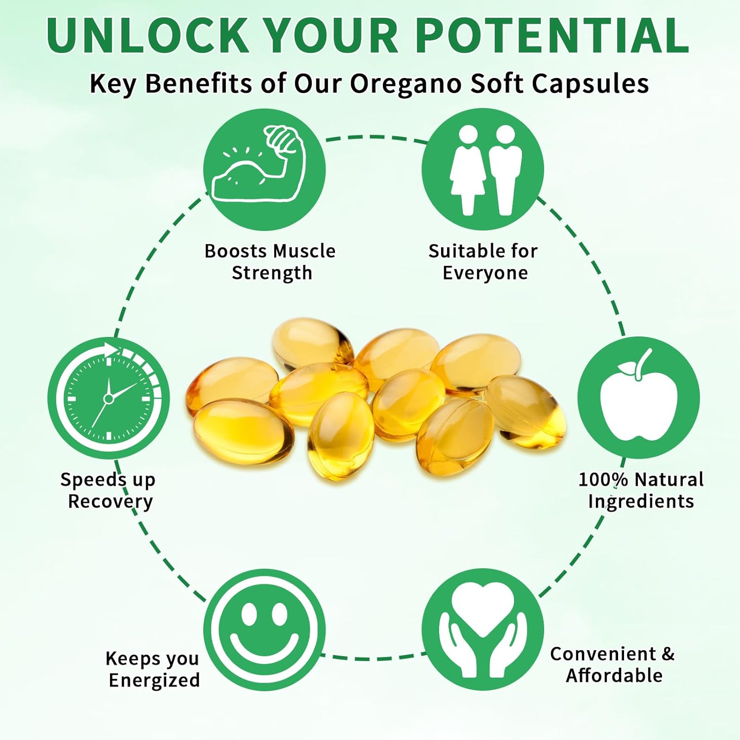 Thumbnail 2 de Oregano Oil 6000mg softgels supplement