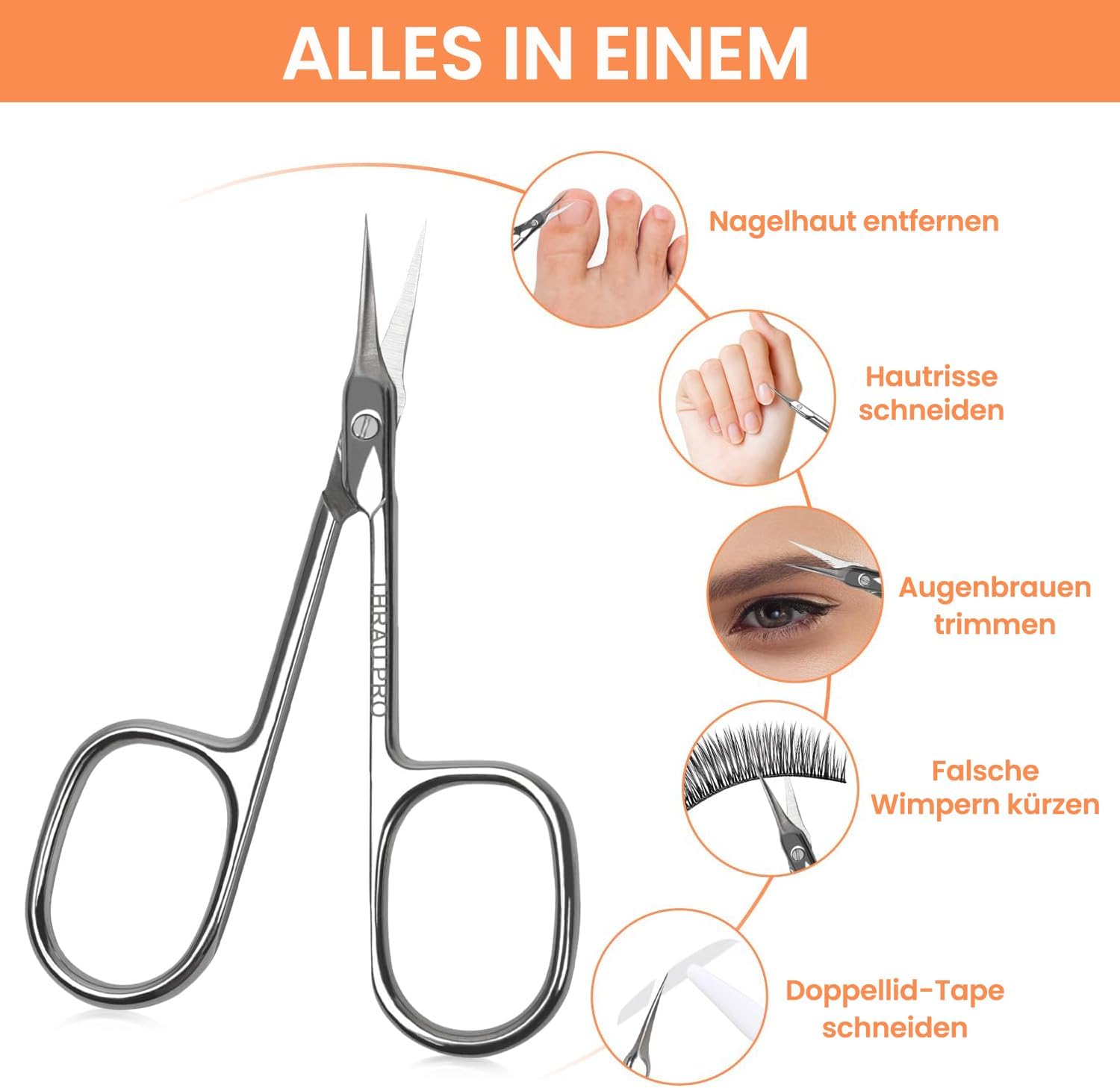 Thumbnail 3 de THRAU Ultra-Präzise Nagelhautschere