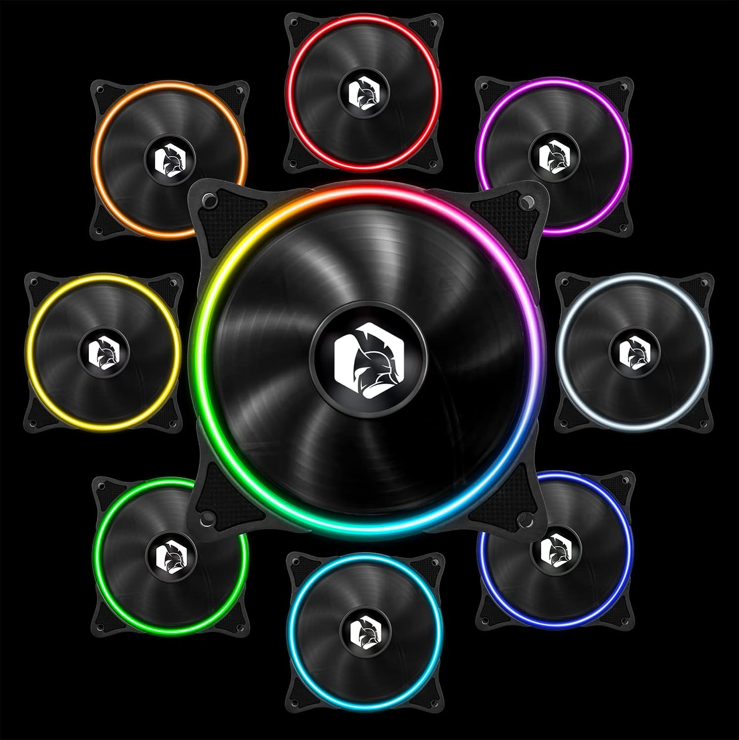 Thumbnail 5 de EMPIRE GAMING ventola per case PC da 120 mm con RGB indirizzabile LED PWM 3 pin (1x120 mm)