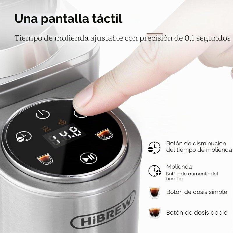 Detalle 2 de HiBREW molinillo eléctrico G7 de 48 niveles