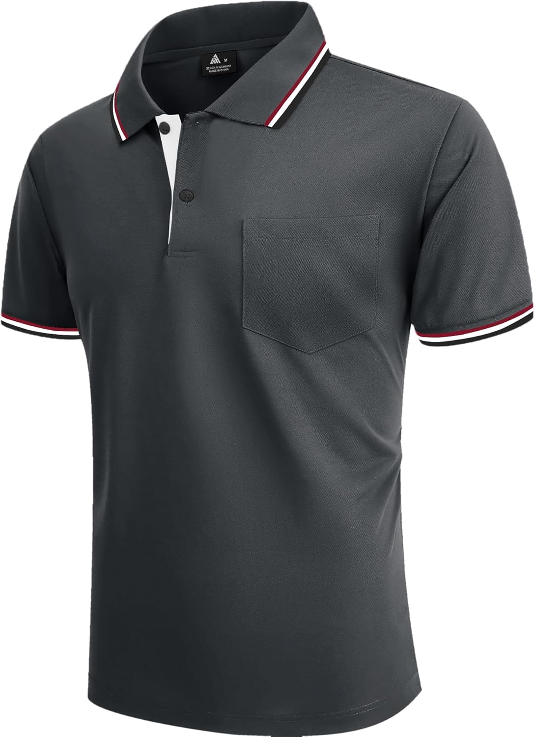 Thumbnail 1 de zitysport Poloshirt Herren Kurzarm – atmungsaktives Golf Polo mit Brusttasche
