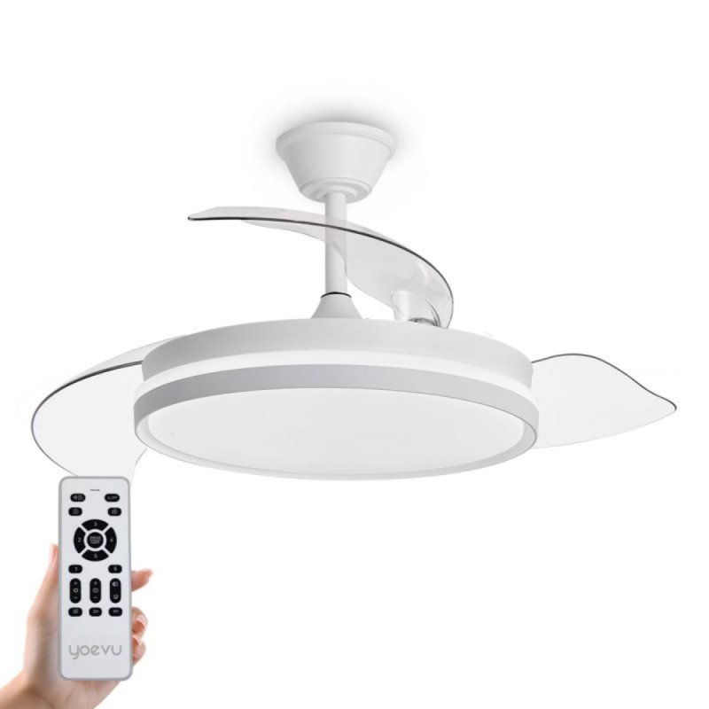 Detalle de yoeuvu Ventilador de techo LED 6 velocidades