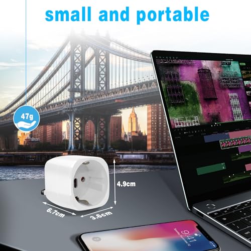 Thumbnail 2 de Vutizal Reiseadapter UK – 2er Pack Typ G (EU-Stecker zu Großbritannien)