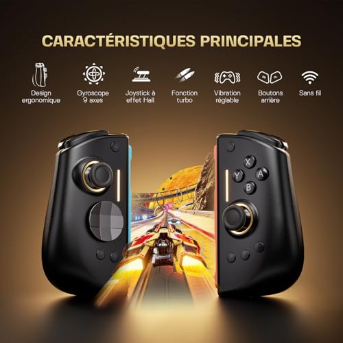 Thumbnail 2 de NYXI Hyperion 3: Manette sans fil pour Switch 2, joystick Hall et gyroscope 9 axes