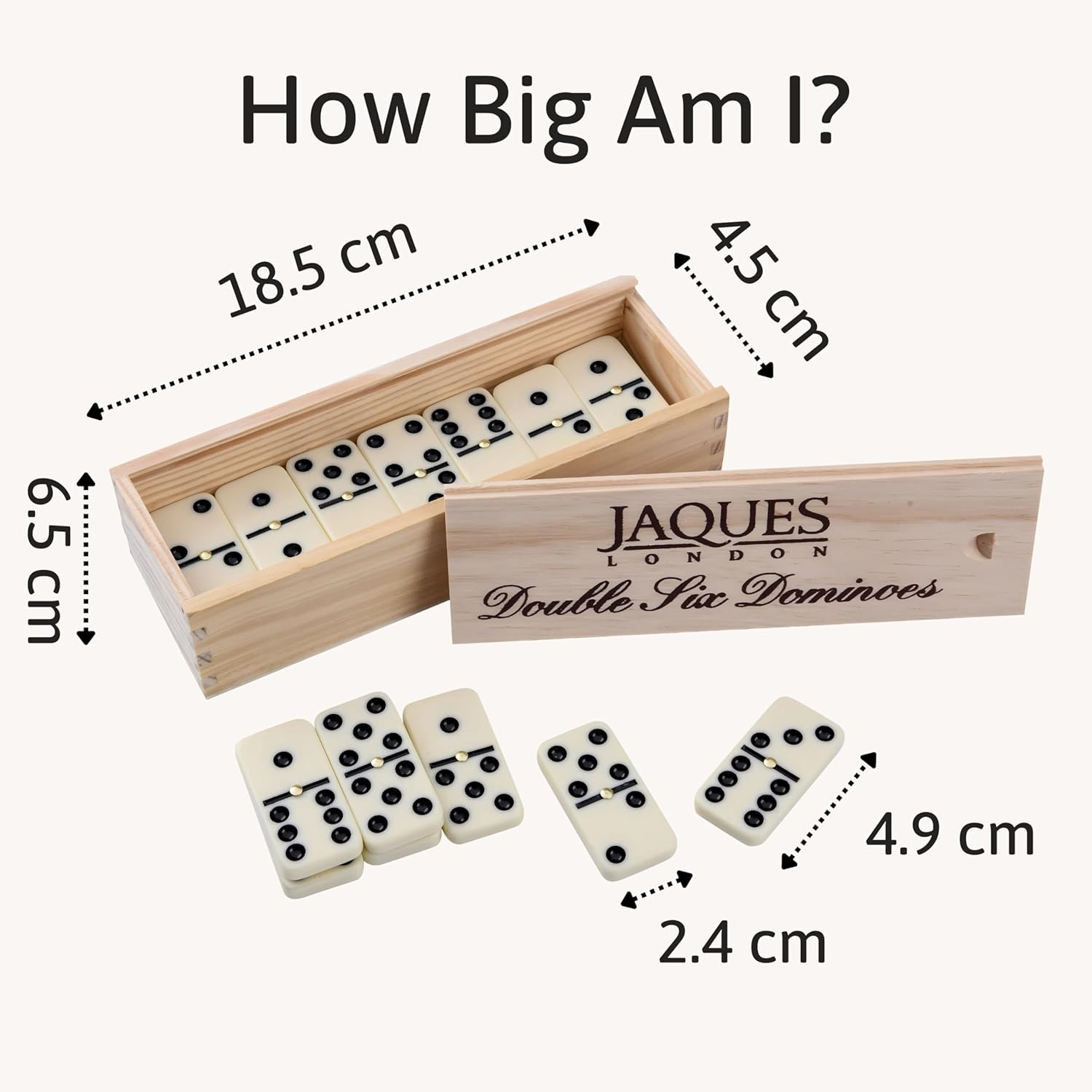 Jaques of London Dominoes Set 28-piece 🎲