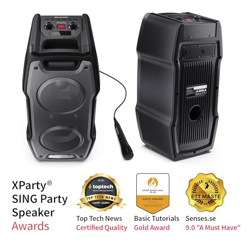 Detalle 2 de Sharp PS-931 Party Speaker: 180 W, Bluetooth, TWS e luci da discoteca