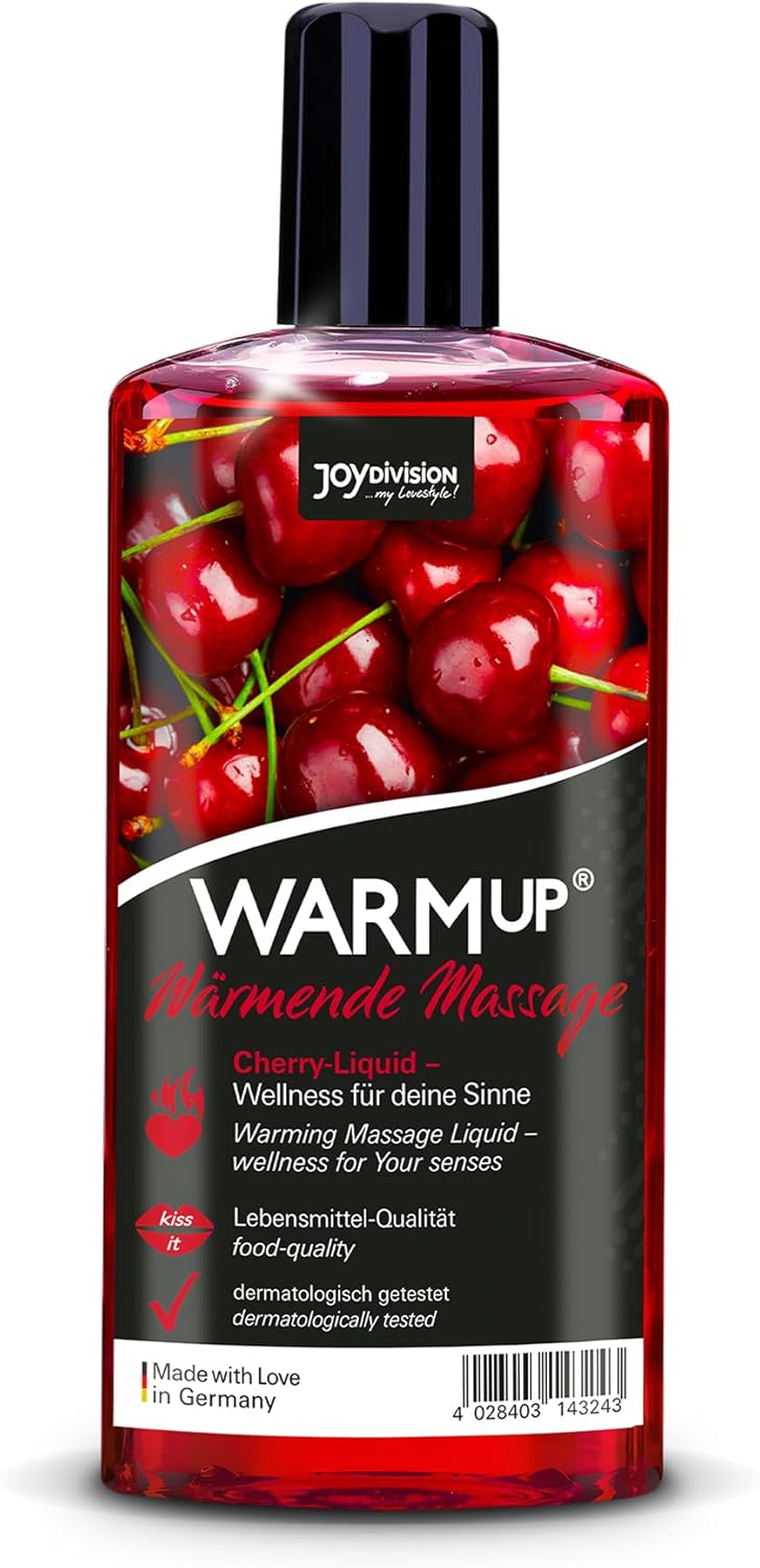 Thumbnail 6 de JOYDIVISION WARMup 150 ml Massageliquid – Wärme-Effekt, Kirschduft und vegane Rezeptur
