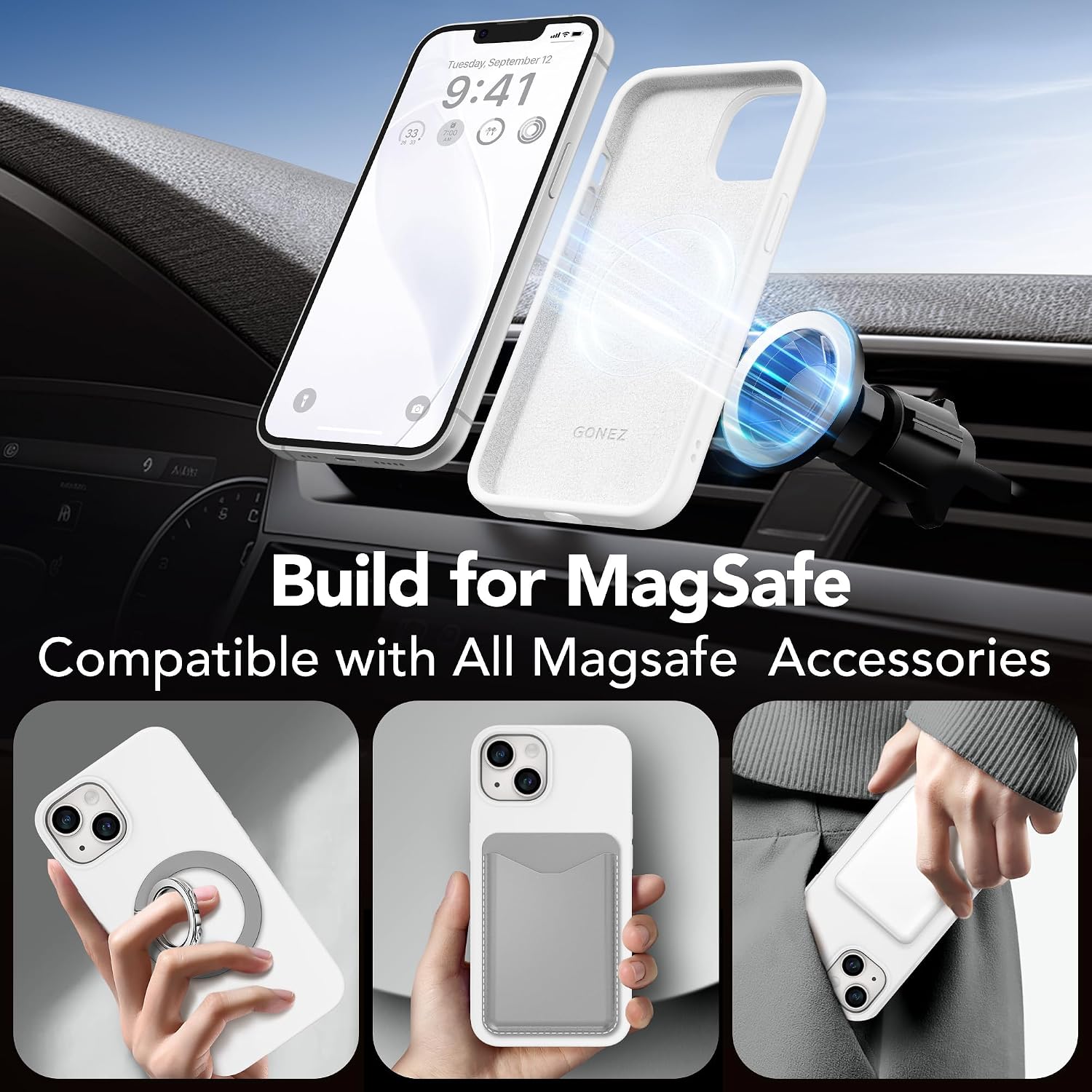Detalle 2 de GONEZ iPhone 14 MagSafe Case