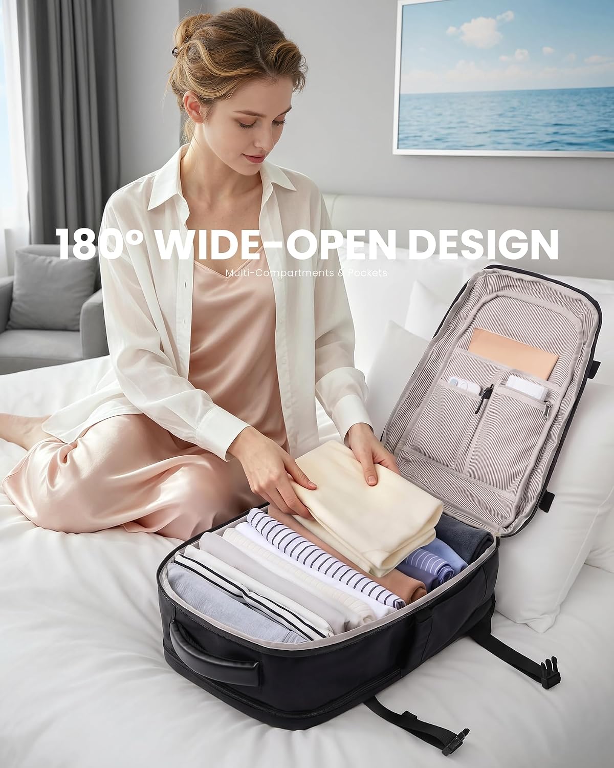 Detalle de LOVEVOOK Travel Backpack 50L