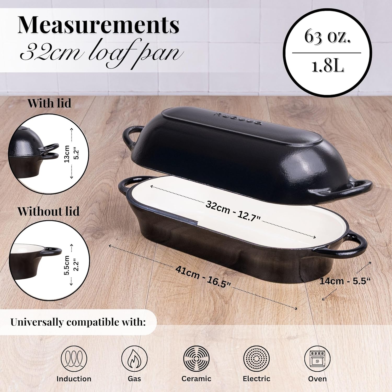 Thumbnail 1 de Nuovva Enamelled Cast Iron Bread Loaf Pot: A Practical Dutch Oven for Sourdough and Beyond