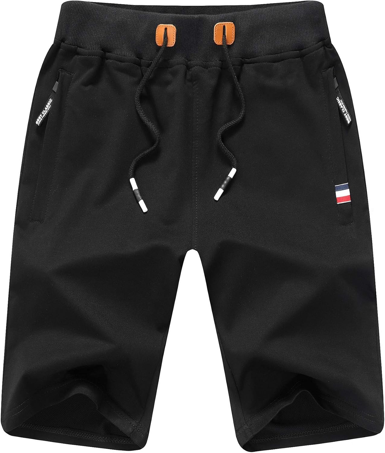 Detalle de ZOXOZ Kurze Hosen Herren Shorts Sports Baumwolle mit Reißverschluss Elastische Taille