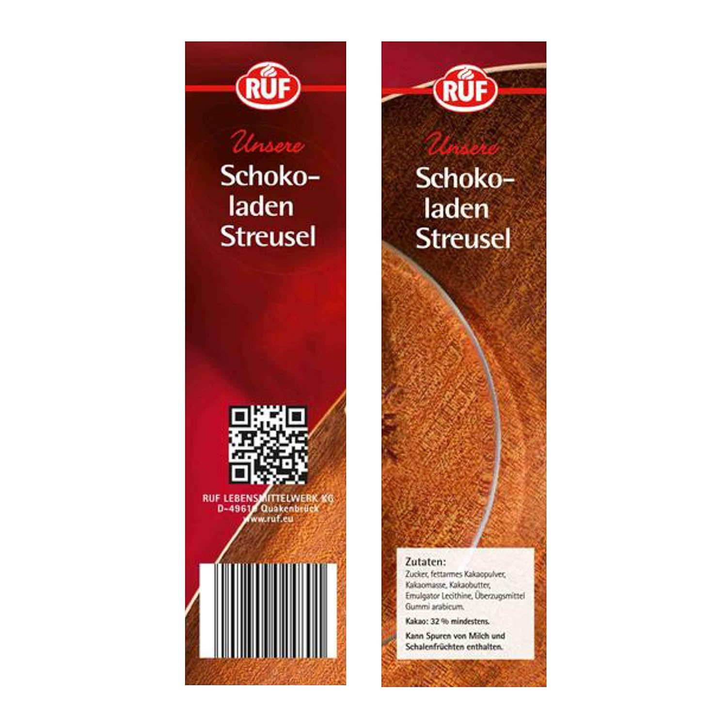 Thumbnail 1 de RUF Schokoladen-Streusel XXL (500 g) – glutenfrei & vegan für Plätzchen, Kuchen, Muffins und Eis