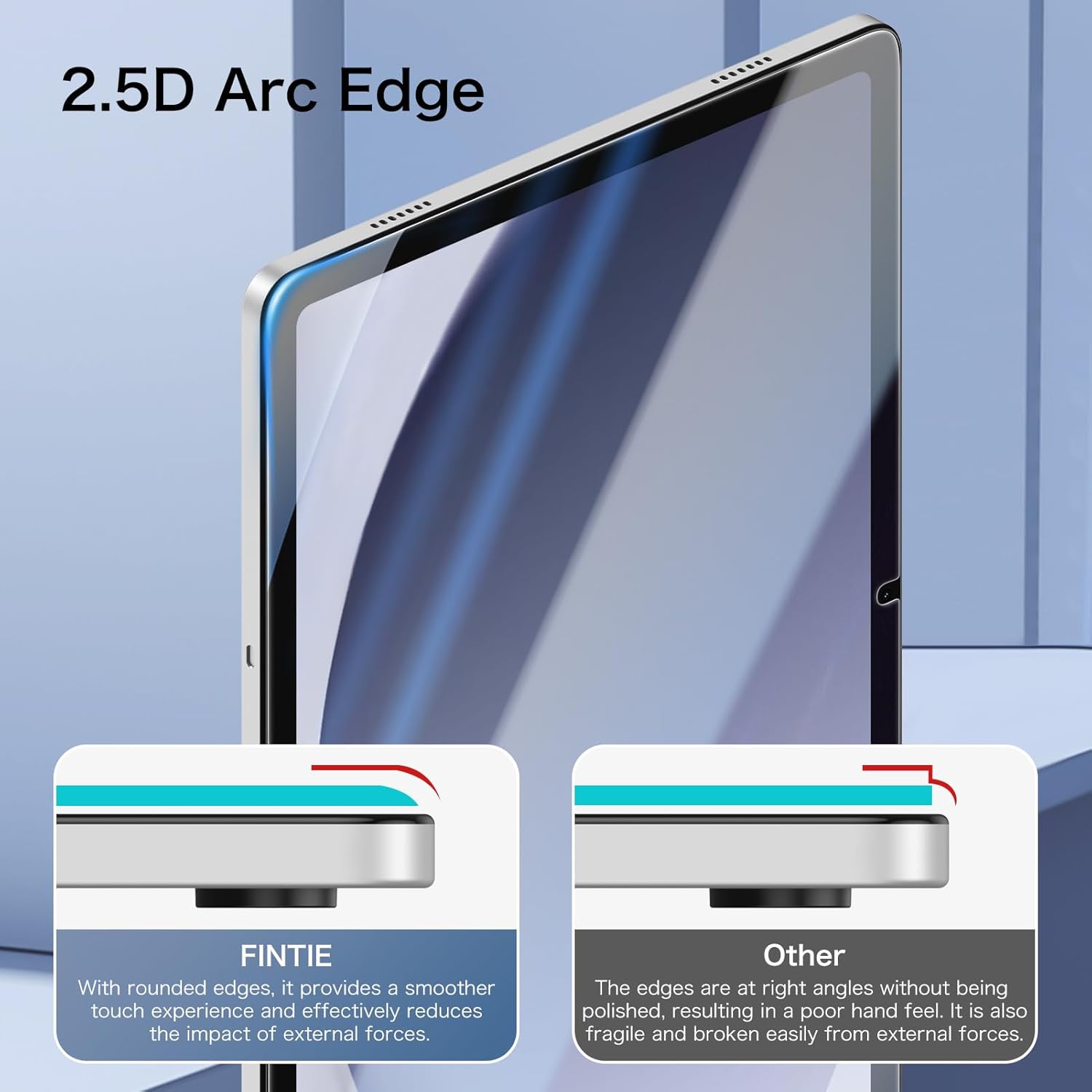 Detalle de Coque FINTIE pour Samsung Galaxy Tab A9 Plus 11 pouces (2023) avec écran trempé et support rabattable