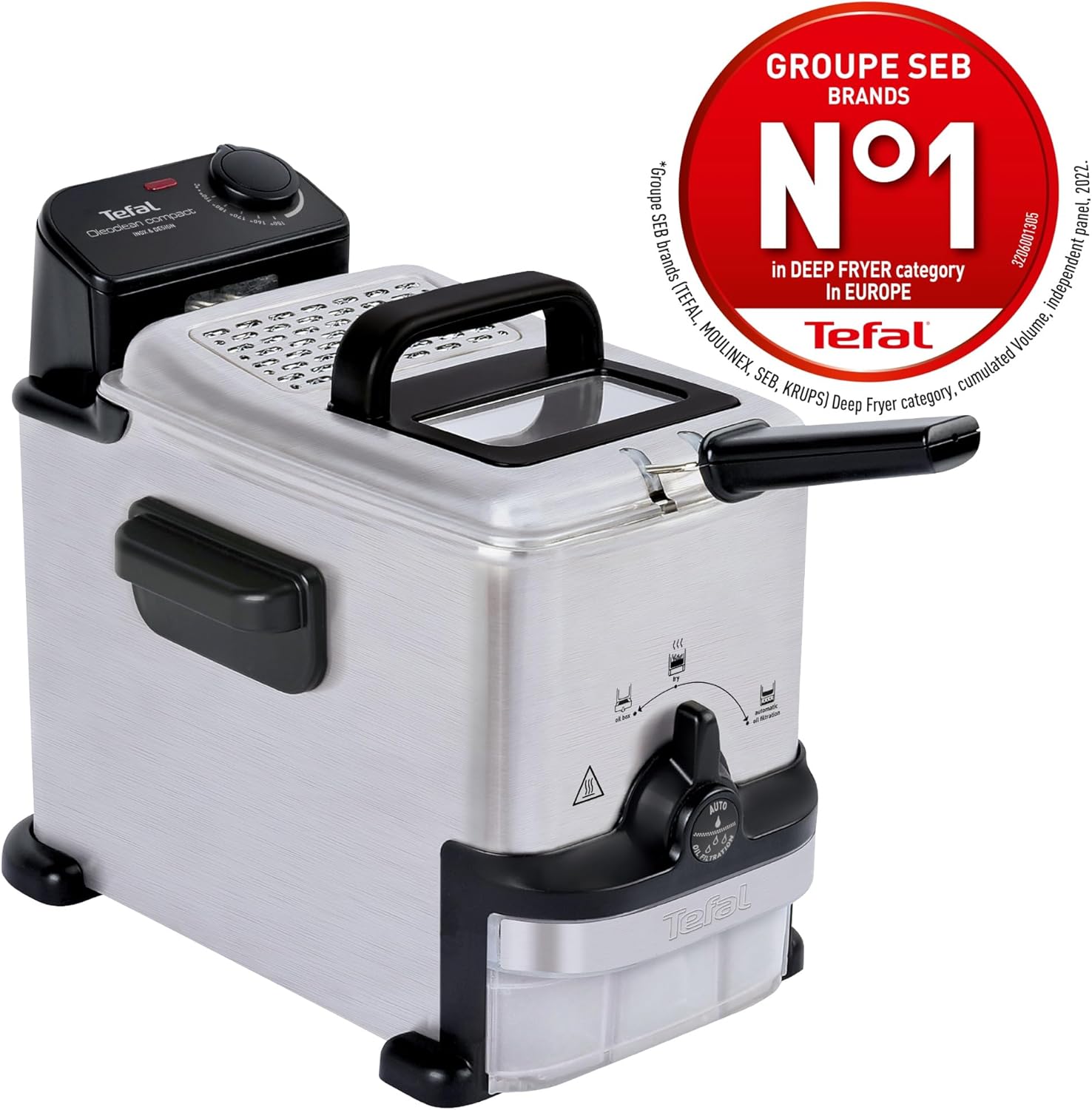 Thumbnail 2 de Tefal Oleoclean Compact 2L Fryer