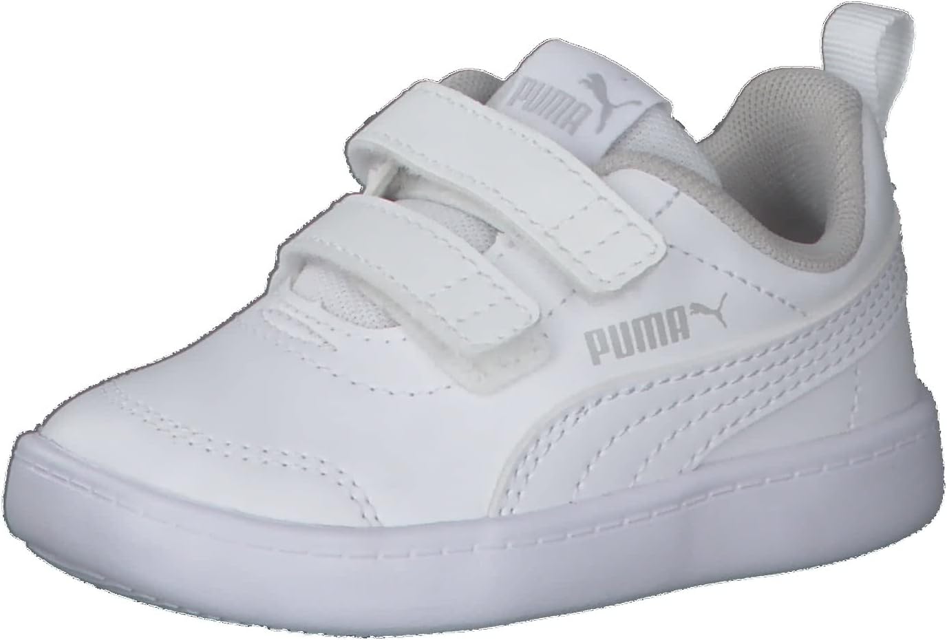 Detalle 2 de PUMA Kids Courtflex V2 V Inf Scarpe da ginnastica – Peacoat / High Risk Red, 25 EU