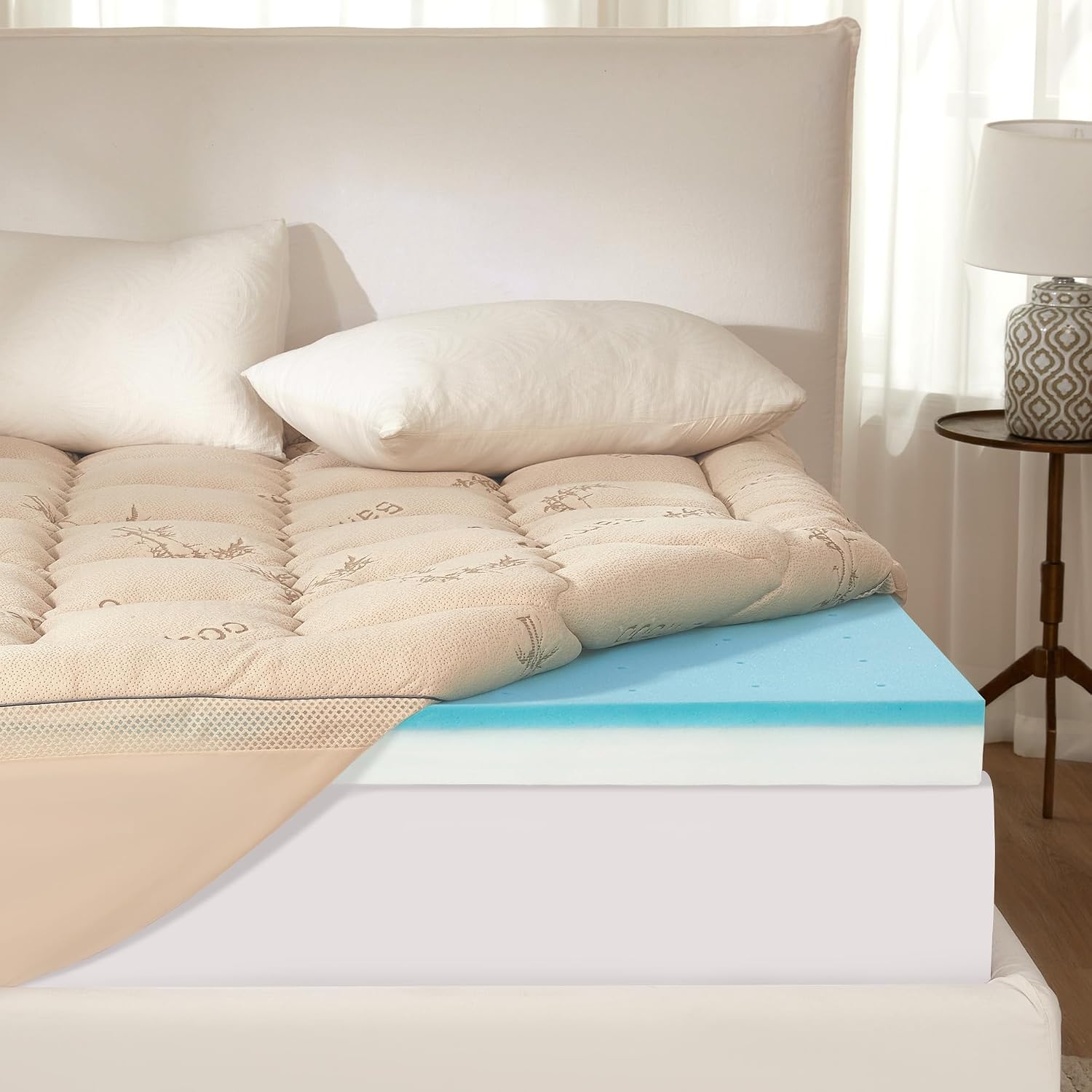 Detalle de BEDLORE Twin Mattress Topper