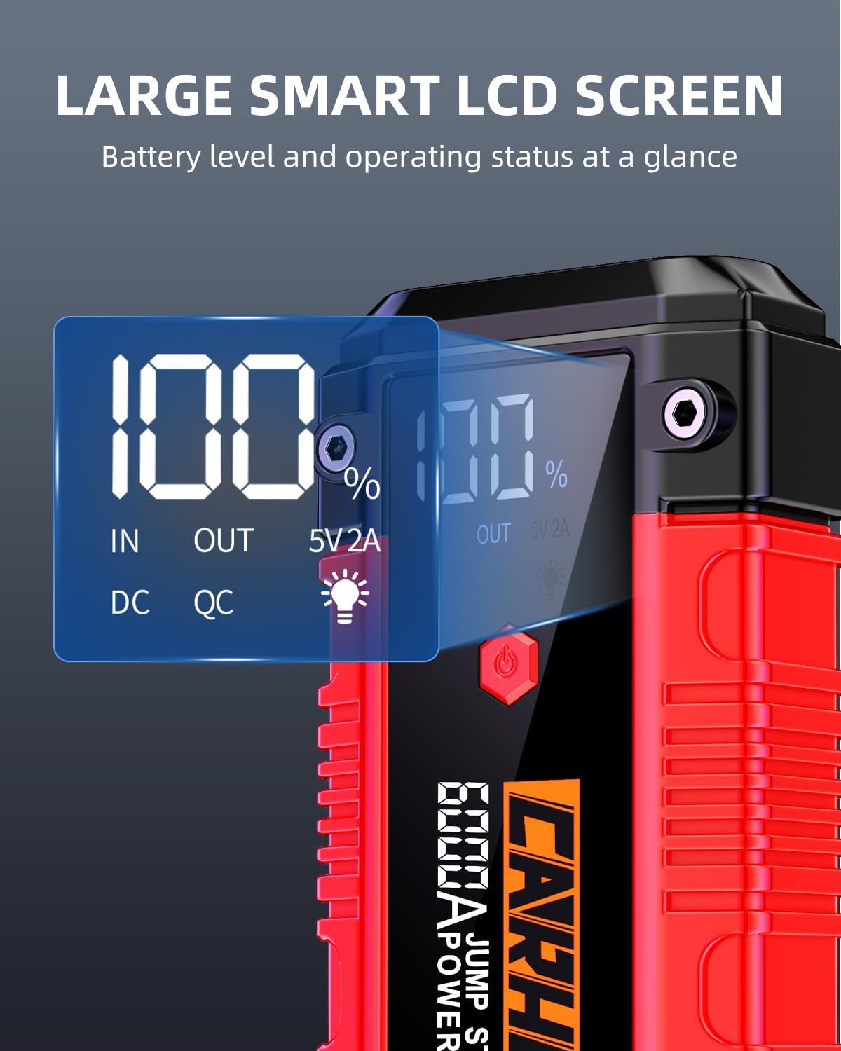 Thumbnail 2 de CARHEV 6000A jump starter 12V power pack