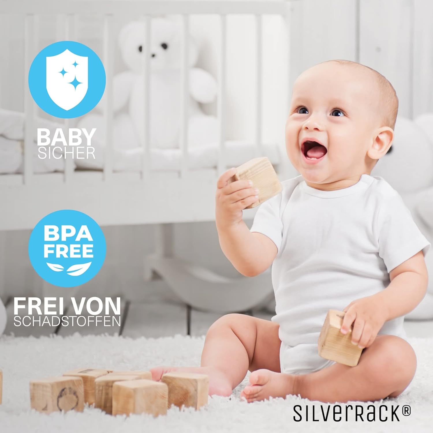 Thumbnail 4 de SilverRack Lot 10 protections d'angle transparentes pour bébé