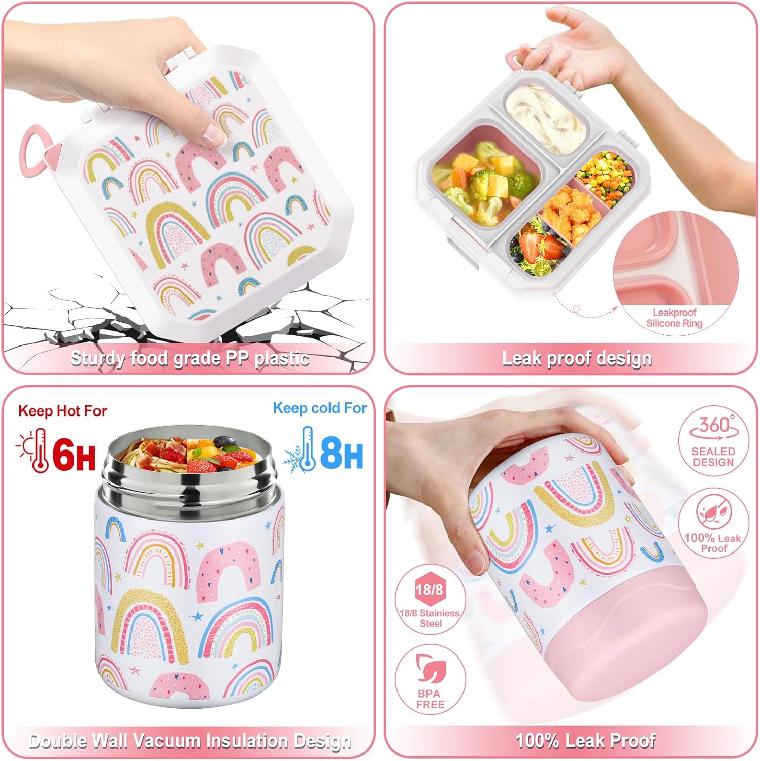 Thumbnail 2 de wiwens Bento Lunch Box 12oz 🍱