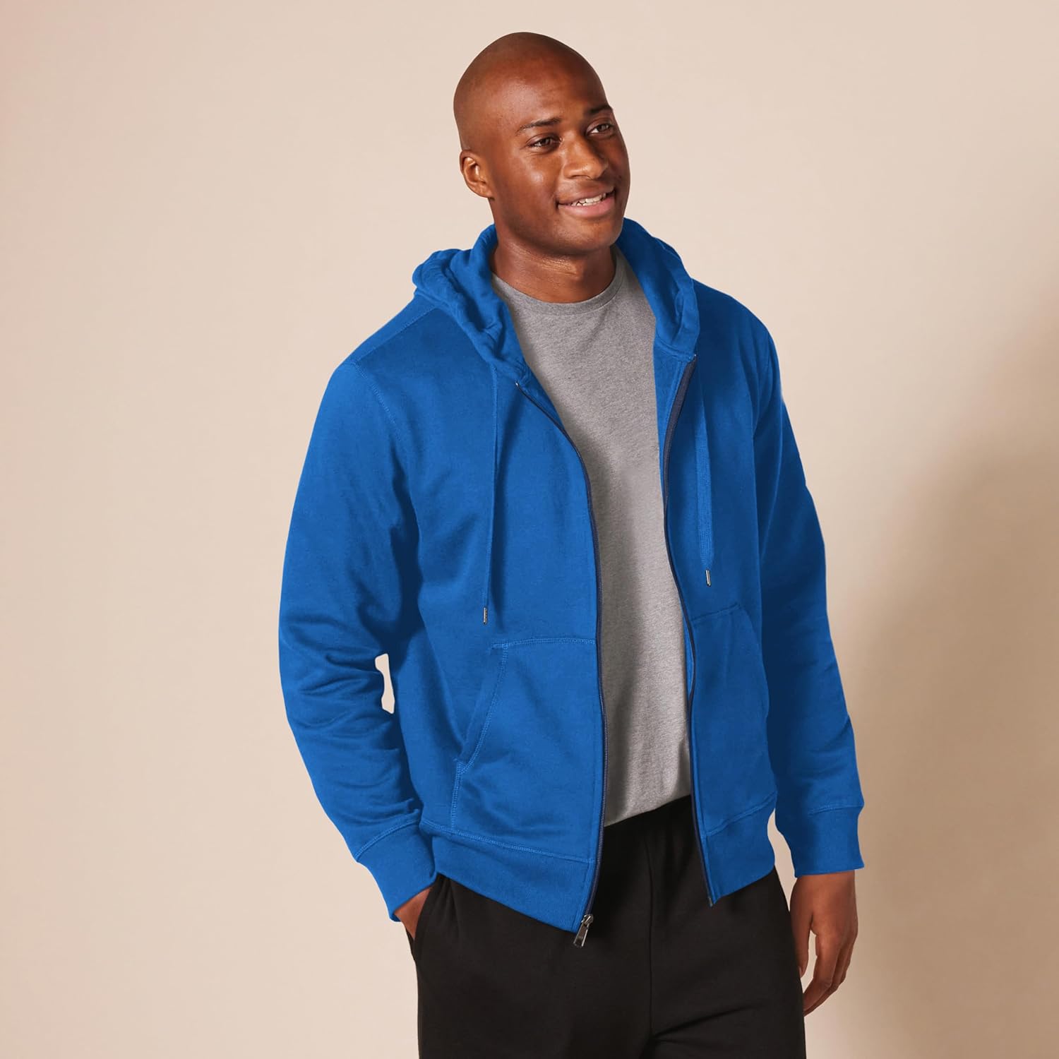 Thumbnail 4 de Amazon Essentials men’s full-zip fleece hoodie (big & tall)